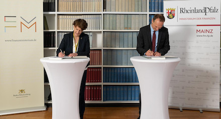 Baden-Württemberg und Rheinland-Pfalz schließen eine länderübergreifende Kooperation der Finanzverwaltungen.