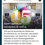 Das Jugendportal des Bundestags feiert 15. Geburtstag.