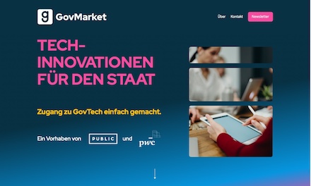 GovMarket soll den Public Sector mit Start-ups zusammenbringen.