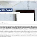 Das neue BIM-Portal des Bundes ist online.
