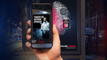 Polizei Hessen nutzt Augmented Reality für die Nachwuchsgewinnung.