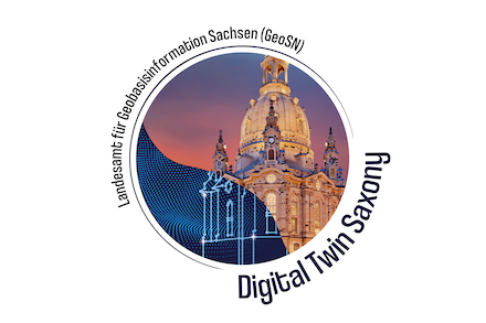 Logo des Digitalen Zwillings Sachsen
