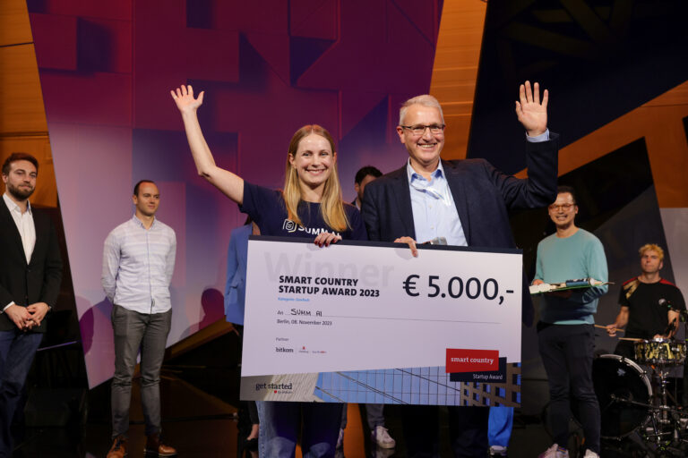 Smart Country Convention 2023, Verleihung Smart Country Startup Award an SUMM AI