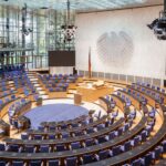 Plenarsaal des ehemaligen Bundestages im World Conference Center Bonn