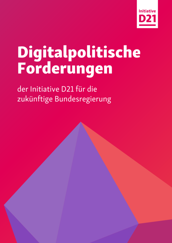 Cover des Forderungspapiers der Initiative D21.