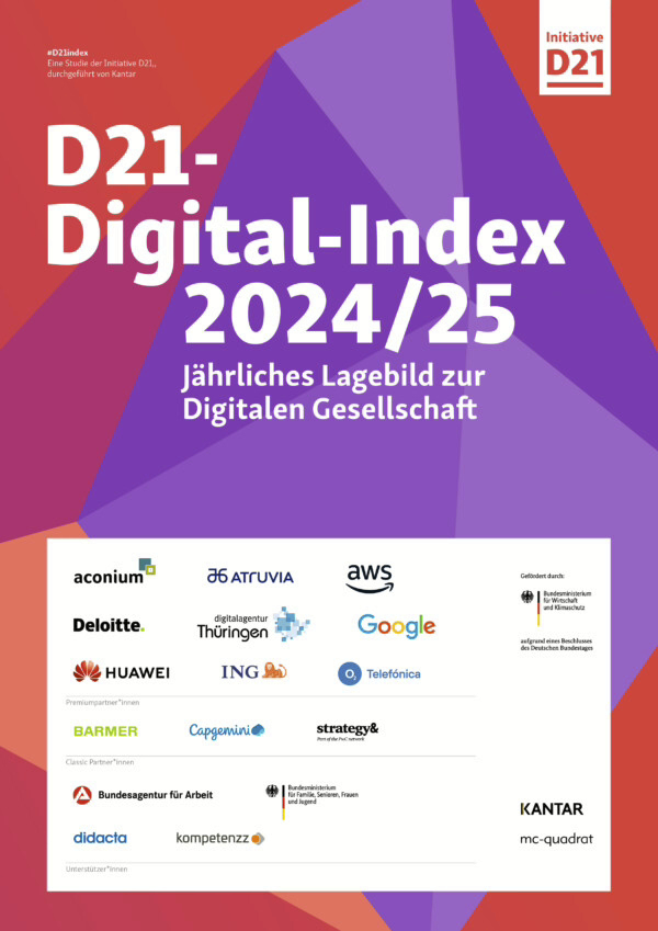 Cover des D21-Digital-Index 2024/25