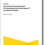 Cover des PD-Positionspapiers "Eine zentrale Cloud-Infrastruktur"